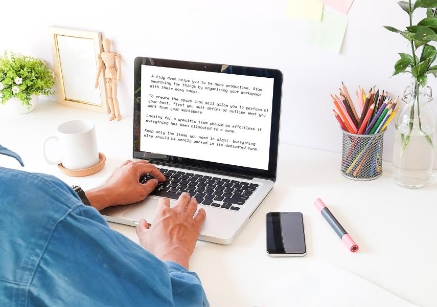 Top Tips to Get your Desk Organised