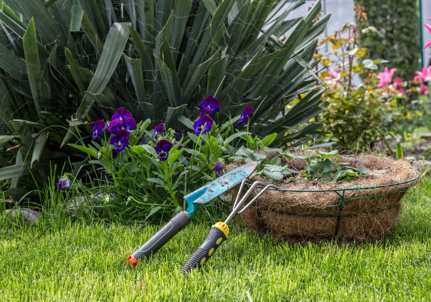 Upcycling Gardening Implements for Decor