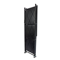 Foldaway Collapsible Storage Rack - Black
