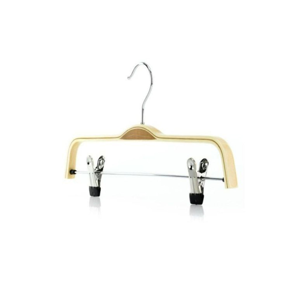 Pack of 10 Laminated Wood Clip Hangers – Adult Size