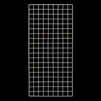 Metal Grid Board White - 95x45cm