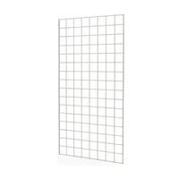 Metal Grid Board White - 95x45cm