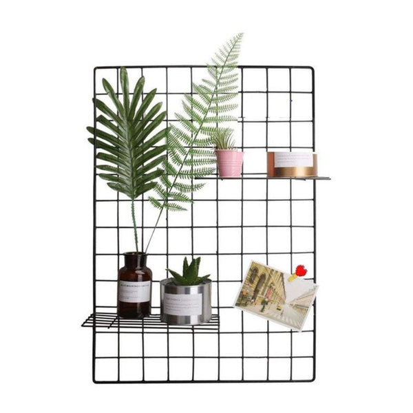 Metal Grid Board Black - 65x45cm
