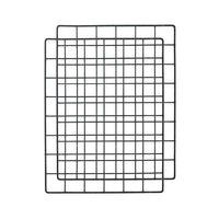 Metal Grid Board Black - 65x45cm