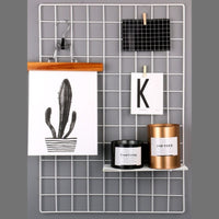 Metal Grid Board White - 65x45cm
