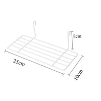 Metal Grid Shelf – White