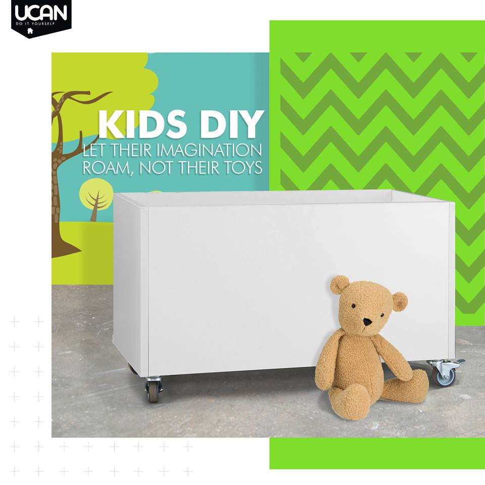 Wilbur Warthog's Deep Toy Box on Castors