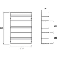 3-Tier Chrome Spice Rack