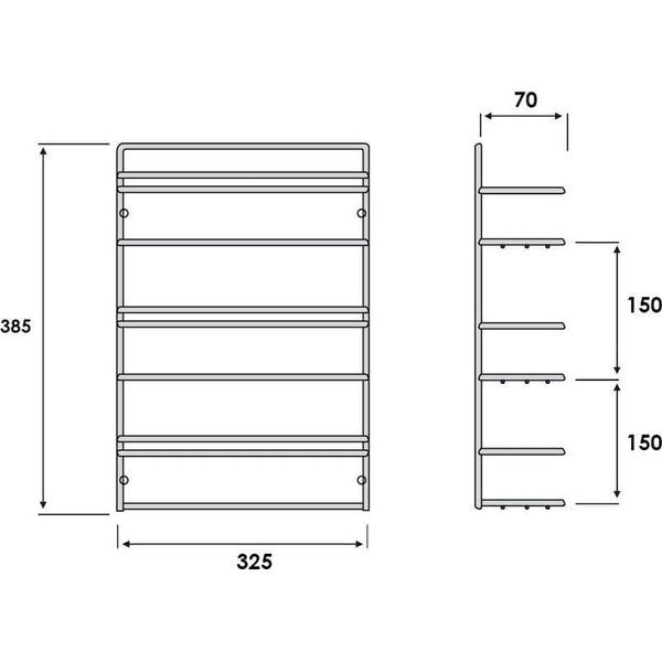 3-Tier Chrome Spice Rack