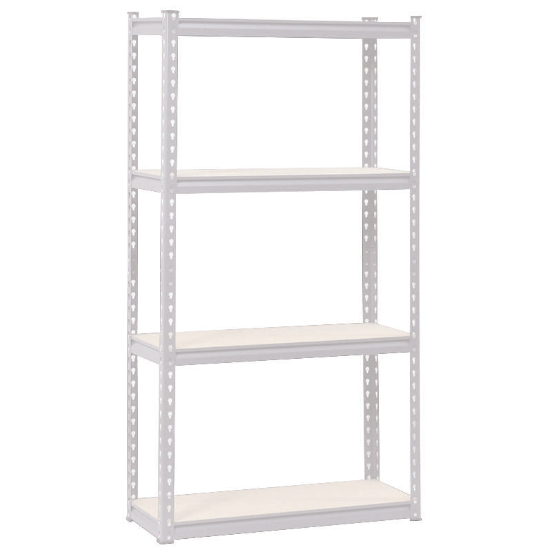 4-Tier Metal Stand with MDF Shelves