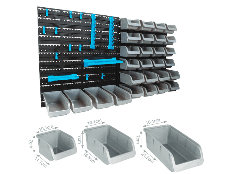 43Pc Storage Bin Kit