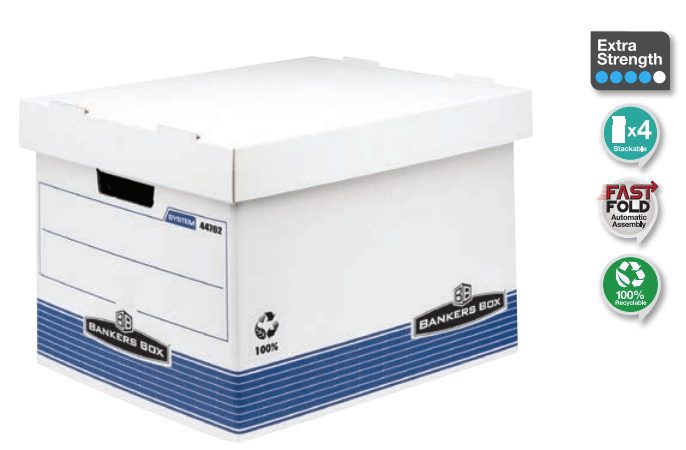 Bankers Box® System Series Large Storage Box - 2pk