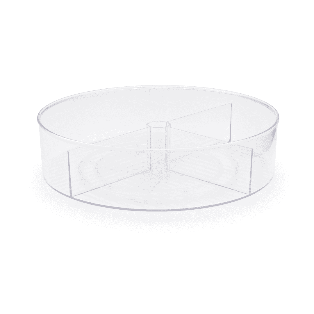 Acrylic Lazy Susan with Divisions