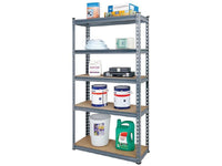 5-Tier Metal Stand with MDF Shelves