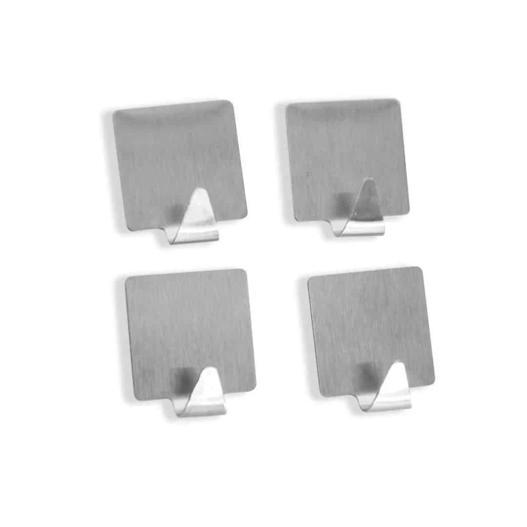 Square Adhesive Hanger Hooks (4pk)