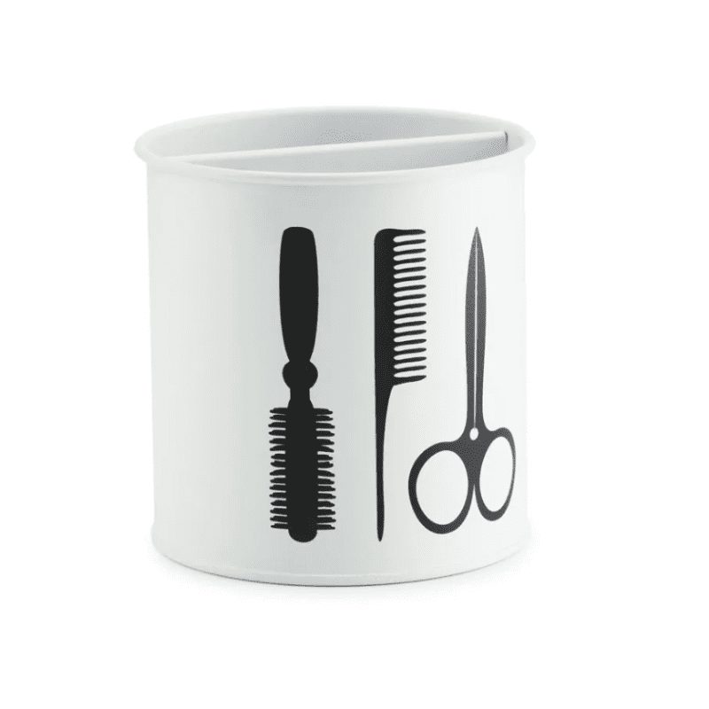 Metal Hair Accessory Canister