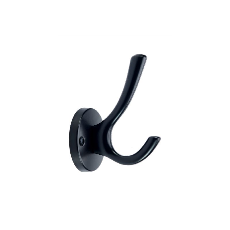 Modern Hat & Coat Hook - Black