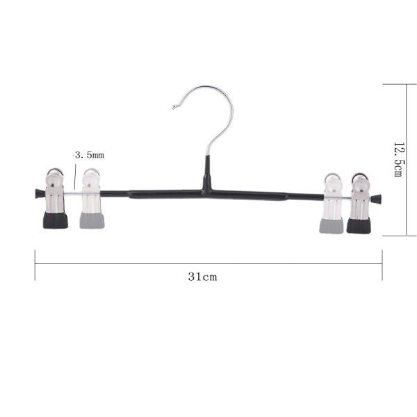 PVC Coated Metal Clip Hangers Pack
