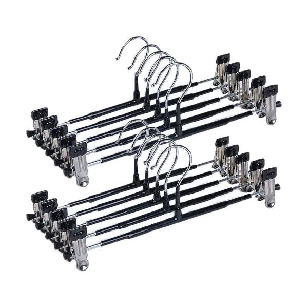 PVC Coated Metal Clip Hangers Pack