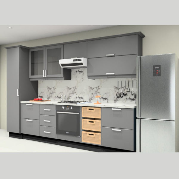 STRAIGHT Melamine Storm Grey