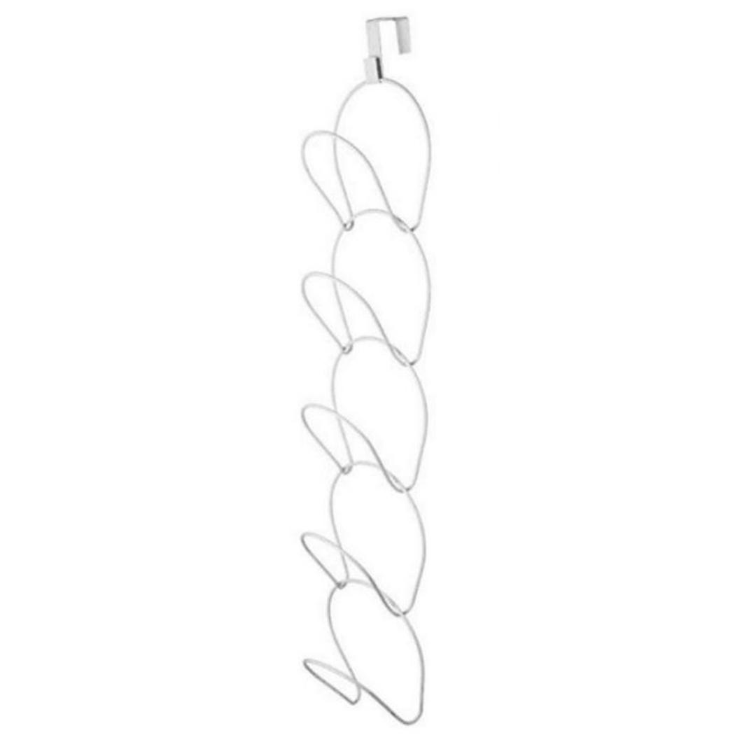 Set of 5 Metal Hat Holders-White