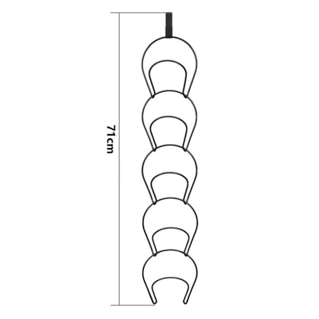 Set of 5 Metal Hat Holders_Black (3)