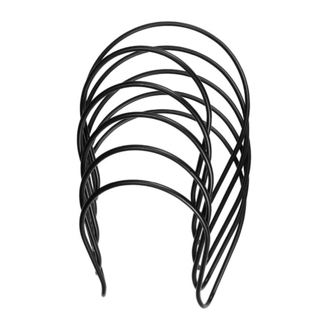 Set of 5 Metal Hat Holders_Black (5)