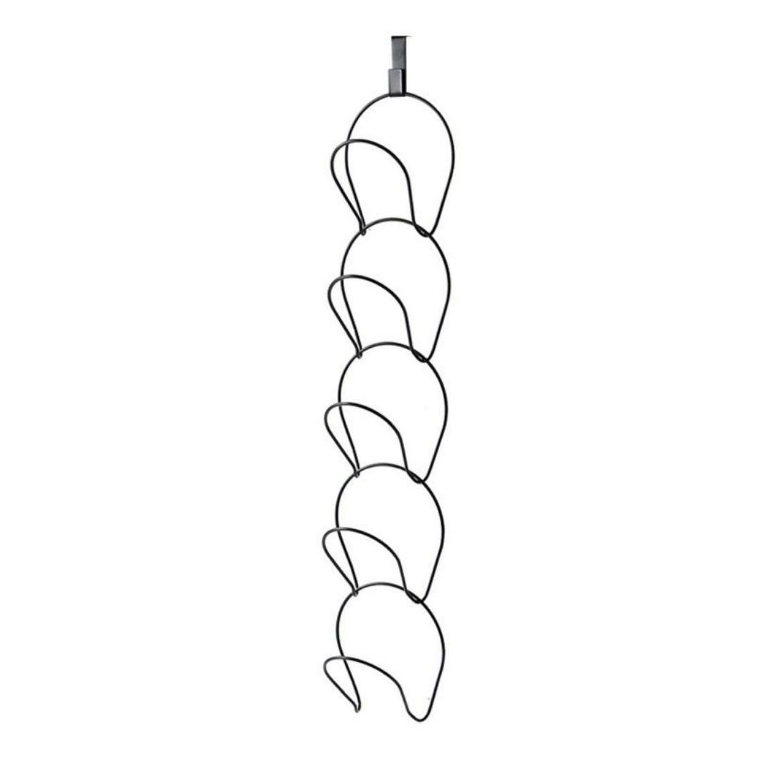 Set of 5 Metal Hat Holders_Black