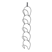 Set of 5 Metal Hat Holders_Black