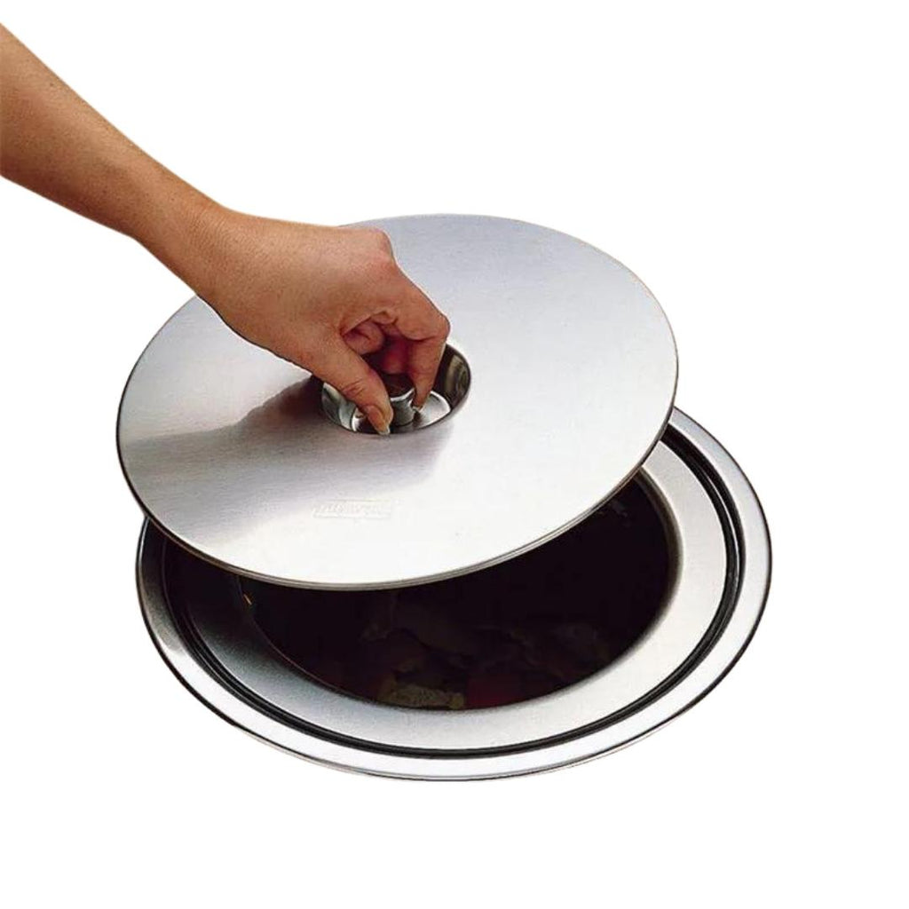 Stainless Steel Counter Bin Kitchen Storage Organiser UCAN