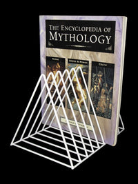 Triangular Metal Stand with Dividers