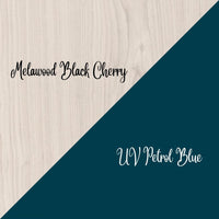 UV Petrol Blue & Black Cherry