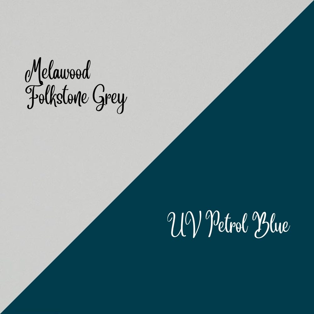 UV Petrol Blue & Folkstone Grey