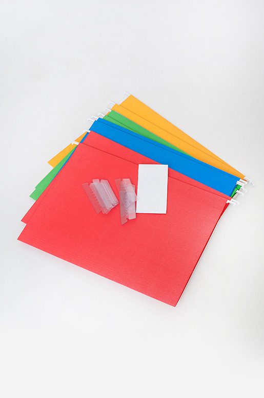 Portable Filing Case with files