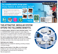 Bankers Box® System Series Large Storage Box - 2pk