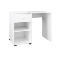 kudu kids desk white flat pack