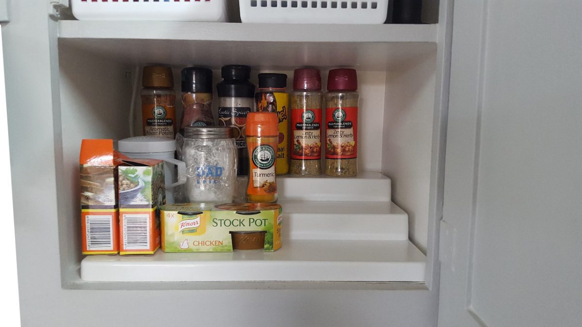 Stepped Cupboard Space Organiser