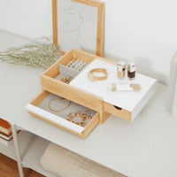 stowit storage box - natural with white 7