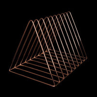 Triangular Metal Stand with Dividers