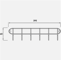 Utility Hook Rack - 6 Hooks