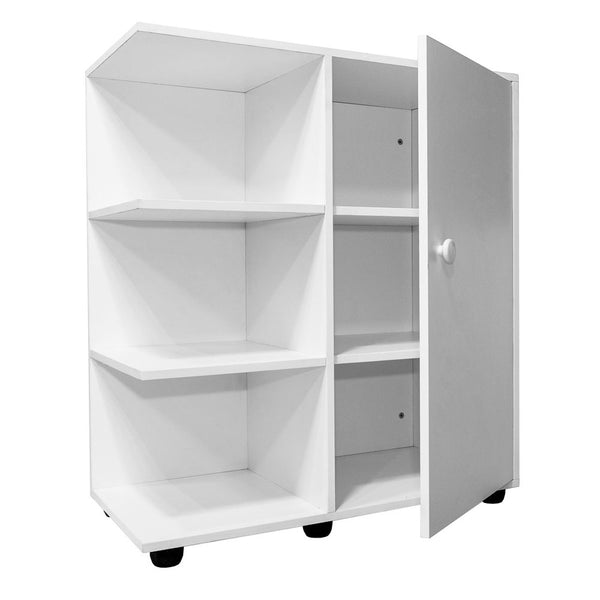 Vanity with Open Shelves