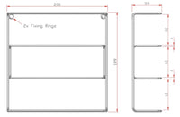Stainless Steel Wrap Rack