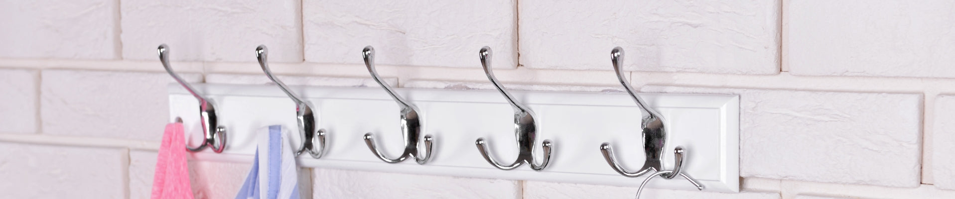 10 Hooks Door Behind Wall Hanging Hat Hooks Stainless Steel Coat Hanger  Kitchen Bathroom Clothes Hooks Storage Home Accessories