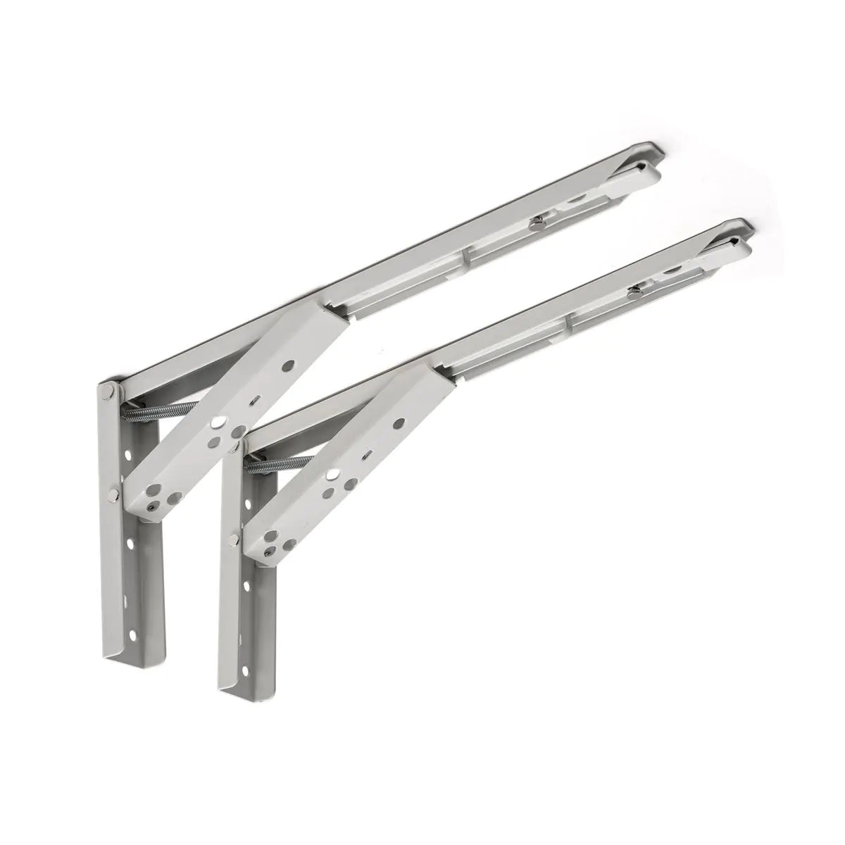 Folding Bracket, White 2PK