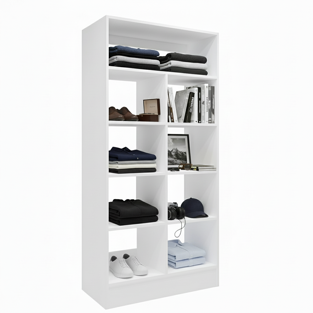 Built In Cupboard frame with shelving space