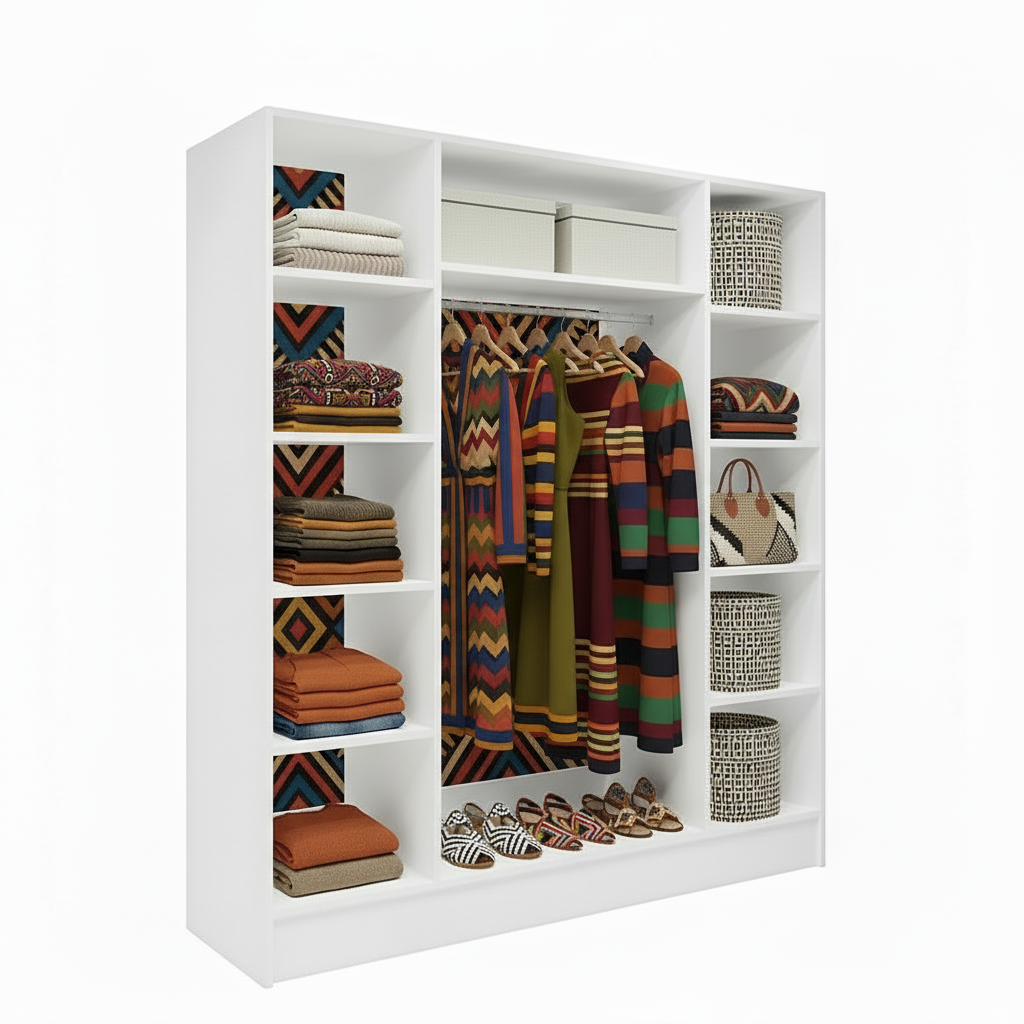 4-Door Built in Cupboard carcass only (no doors)