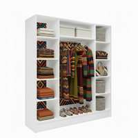 4-Door Built in Cupboard carcass only (no doors)