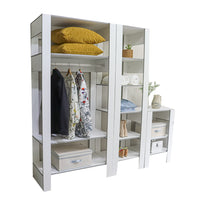 Freestanding Cupboard Low with 2 Shelves