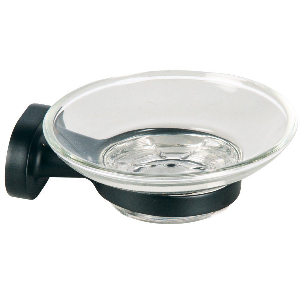 Matt Black Soap Dish Holder - Bathroom Accessories - UCAN