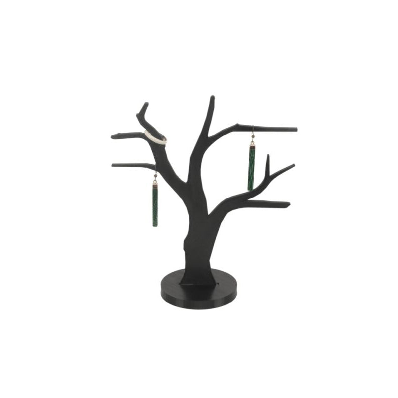 Modern Acrylic Jewellery Display Tree - Black